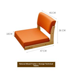 Solid Wood Floor Sofa Chair