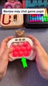 [Xả hàng] Máy game Popit điện tử 200lv luyện nhanh mắt nhanh tay rèn khả năng tập trung cho bé - VPP Thiên Ái TA029