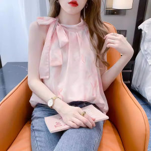 chaqi | Floral Design Sensation Blouse Spaghetti Strap Neckline