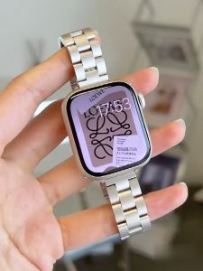 Metal Band Bracelet for apple watch Series 10 9 8 7 6 se strap 41mm 45mm 40mm 44mm 42mm 46mm slim Stainless Steel band for apple watch ultra / ultra 2 49mm women band