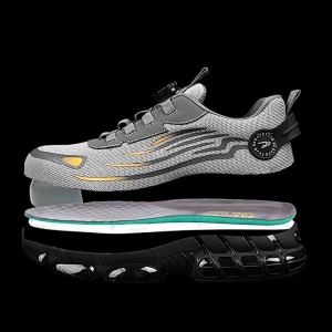 Brand GenGeGo （3 Days Delivery）COD Safety Shoes for Women Sale Steel Toe Laber Sneakers Rubber Shoes Anti-Smashing Construction Indestructible Work Boot Men Size 34-46 Plus Size