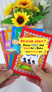 (Dapat 6 Buku) IQRO Kecil Jilid 1-6