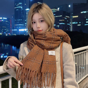TUCANO | Beige Check Elegant New Autumn Winter Fashionable Warm Ladies Scarf