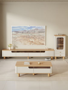 YANGYING | High Finish Floor TV Cabinet Hidden Outlets 42cm