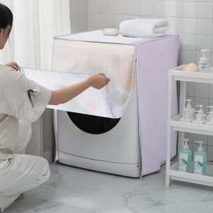 Vỏ Chống Nắng Trống PEVA Cho Máy Giặt Chống Nước Chống Bụi Tự Động Sử Dụng Tại Nhà Bảo Vệ Thiết Bị