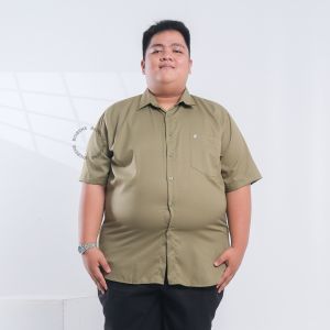 Kemeja Pria Jumbo Lengan Pendek Ukuran 7XL 6XL 5XL XXXXL XXXL XXL