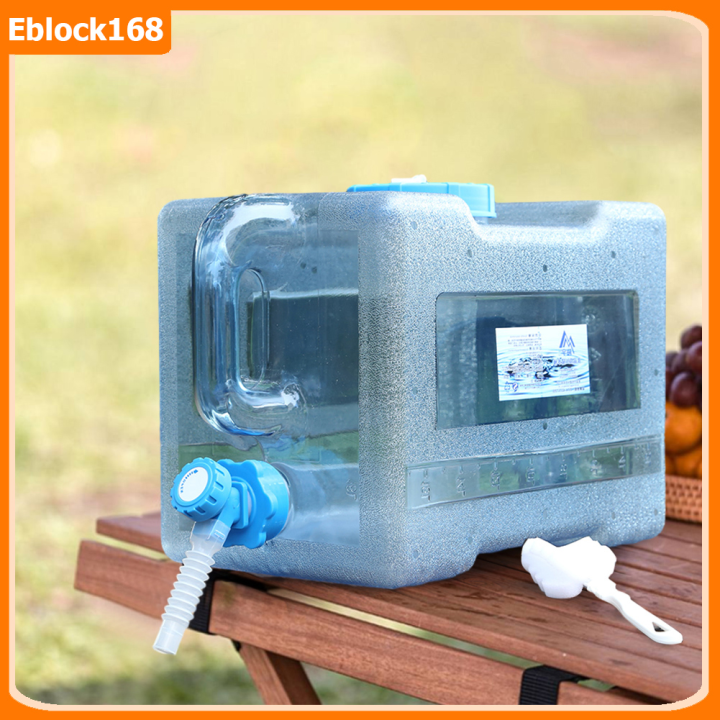 7.5L Water Jug With Handle Food Grade Leakproof Transparent No Odor