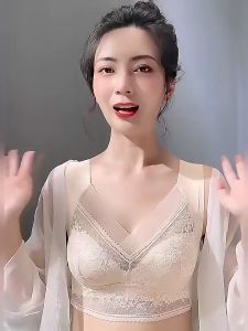 LNR Shop Bra Seamless Renda Bunga L - 4L untuk Wanita Jumbo Tanpa Kawat dan Pengait dengan Cup Busa Sport Push Up Lari Yoga Nyaman Lembut Rompi Big Size