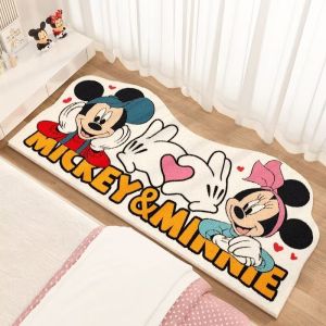 New Cartoon Thickened Cashmere Style Bedroom Carpet Long Strip Balcony Pad Living Room Area Rugs Childrens Room Floor Mat