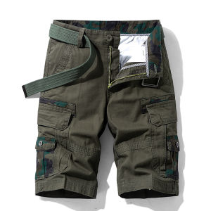 CHAFEI | Mens Multi-Pocket Camouflage Casual Cotton Short Pants