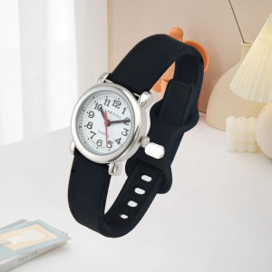 LAKXIUL Childrens Watch Nylon Band Magnetic Buckle Simple Quartz Pointer Silicone Watch for Boys And Girls Domestic Brand