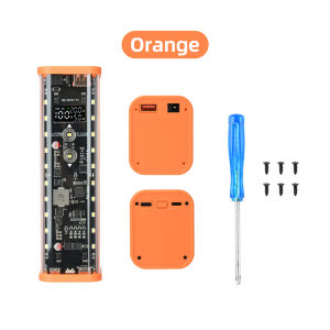 ANENG | 100W PD DIY Power Bank Kit 8 Cell 21700 Giá Đỡ Pin Không Cần Hàn Điện Áp DC Hộp Sạc Nhanh Có Thể Điều Chỉnh Cho Thiết Bị Điện Tử