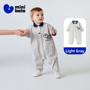 MINI BALA | Soft Retro Denim-Style Onesie