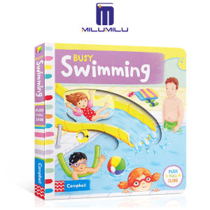 Busy Swimming (Busy Books) Board book by Rebecca Finn Original English books