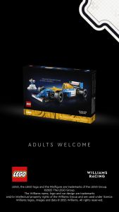 [BrickMonster] Lego 10353 Icons Williams Racing FW14B & Nigel Mansell