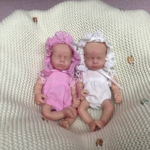 LouLou Mini Palm 1PCS/2 Styles Waterproof bebe reborn de silicona Girl Dolls With Paint Skin Lifelike Real Reborn Girl