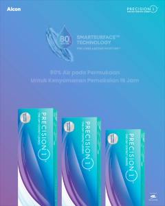 Precision 1 15 Pasang Softlens Bening Minus Harian