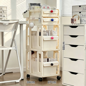 Multifunctional Rolling Storage Rack Home Floor Multi-layer