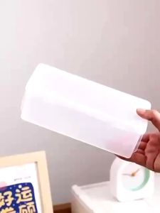 Pencil Box Large Capacity Multifunctional Transparent Waterproof With Buckled Plastic Pen Pencil Case for School Supplier