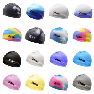 หมวกน้ำทรงสี่เหลี่ยมยางยืดสำหรับนักว่ายน้ำ ทนน้ำ ใส่สบาย ไม่รัดหัว สำหรับทั้งชายและหญิง หมวกน้ำสำหรับใช้ในห้องน้ำส่วนบุคคล