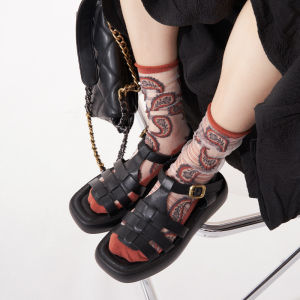 French Art Glassy Sheer Socks