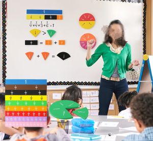 Magnetic Fraction Puzzles EVA Round Shaped /Strip shape Fractions Instrument Montessori Math Educational Toys Math Learning Tool