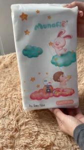 6 Pack Munafie Facial Tissue Paper 4 Ply Large Size 175*155mm Soft & Smooth Natural Wood Material Napkin Toilet Paper 1280 Sheets/Pack