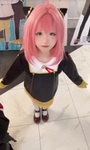 Anya Forger เครื่องแต่งกายคอสเพลย์ อนิเมะ Spy X Family เหมาะกับปาร์ตี้ฮาโลวีน สําหรับผู้ใหญ่ และเด็ก