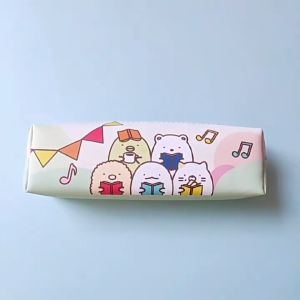Kotak Pensil Anak Sekolah Motif Kartun Karakter Sanrio Kuromi Cinnamoroll Melody / Tempat Pensil Panjang Balok Gambar Kartun Sanrio Bahan Kulit Sintetis PU