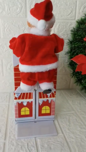 Santa Claus Fatcher Christmas Climbe Wall with mucis sound Christmas decoration Christmas gift Christmas Aura