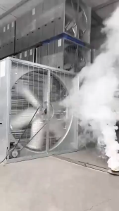 พัดลมแรงดันลบ พัดลมฟาร์ม พัดลมโรงงาน ใบพัดสแตนเลส พัดลมอุตสาหกรรม เหมาะสำหรับโรงงาน ฟาร์ม พัดลมอุตสาหกรรม ขนาดกรอบ 20/32/40นิ้ว กำลังไฟฟ้า 220V/380V พัดลมระบายอากาศ