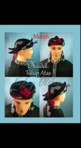 Topi / Blankon Sunda Model Merak Ngibing / Udeng Ikat Kepala / Totopong Dewasa dan Anak