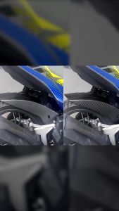 BunMo Rear Tire Hugger Honda Click 125i v3/v2/v1 Carbon White Hugger Motorcycle Accessories Mud Guard