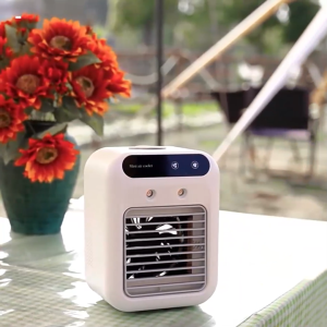 Portable Mini Mist Air Cooler Desktop Spray Cooling Fan For Dorm Summer