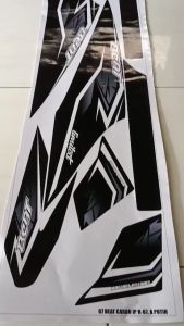 Stiker Striping Motor Honda Beat Karbu 2008-2012: Desain Racing Hologram & Transparan