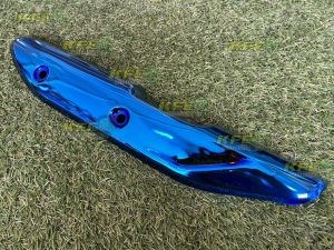 กันร้อน (บังท่อ) W110i LED 2021 สีน้ำเงิน