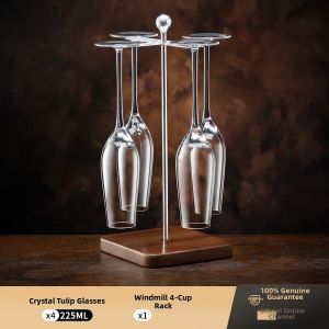 BOANG | Creative Crystal Glass Goblet Champagne and Wine Glass Set