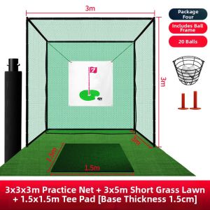 GP | Indoor Outdoor Golf Practice Net Swinging Hit Training Cage