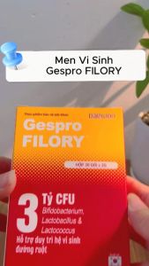 Men Vi Sinh Gespro Filory Bổ Sung Lợi Khuẩn Hỗ Trợ Tiêu Hóa Tăng Cường Sức Đề Kháng - 30 gói