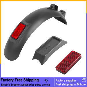 Rear Wheel Fender Electric Scooter for Xiaomi 4 Lite 2nd Gen Kickscooter Waterproof Shell Night Reflector Fixed Seat Sets