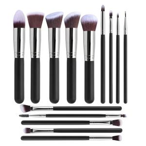 14PCS Makeup Brush Set Soft Fluffy Foundation Contour Concealer Lip Eyeshadow Blending Brushes for Women Cosmetic Beauty Tools