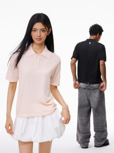 STK Small Town Kid | Light Thin Knit Short Sleeve Polo Tshirt