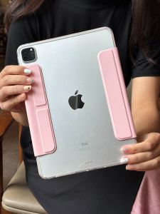 Detachable Magnetic Transparent Case for iPad Mini 7 A17 Pro 2024 iPad Mini 6th Generation 8.3 inch Cover Case