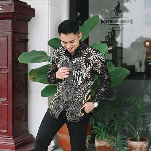Jayabaya Batik Jayanegara Kemeja Batik Pria Lengan Panjang