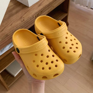 Adorable Fun Monster Anti-Slip Outdoor Couples Beach Sandals Soft Bottom New Model Head Cover Hole Hole Shoes Men Women Summer