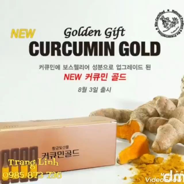 Tinh nghệ nano Cucumin hàn quốc, hộp 100 tuýp - Nano curcumin - Tăng đề kháng, chống lão hóa, phòng ung thư - koreaboss