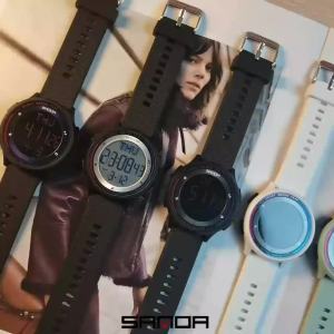 SANDA New Style Digital Movement Teenager Students Watch Trendy Water Resistant Outdoor Sports Mode Wrist Electronic Mens Watch