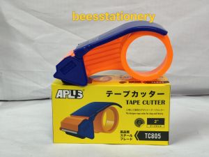Aplus 2" plastic tape cutter blue and orange with steel blade TC805