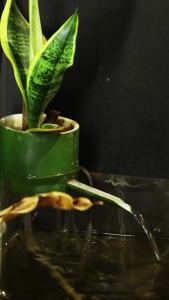 Bamboo Tube Fountain & Waterfall Decor: Enhance Your Aquarium & Outdoor Space