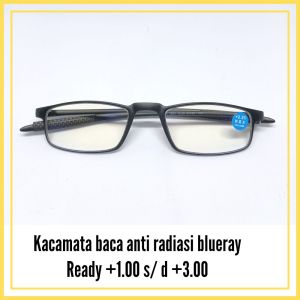 [TERMURAH COD BAYAR DI TEMPAT]TR 90 KACAMATA BACA PLUS WANITA DAN PRIA LENSA ANTI RADIASI BLUERAY /KACAMATA RABUN DEKAT FRAME KECIL LENTUR/KACA MATA PLUS RINGAN BISA DI KAITKAN DI KANTONG BAJU/KACAMATA READING GLASSES